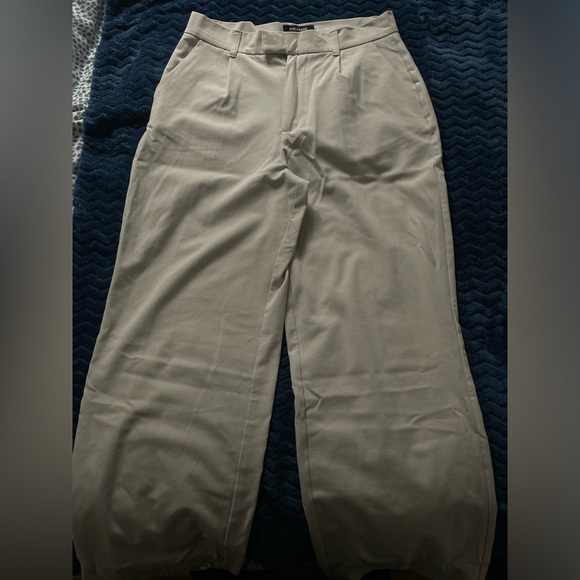 Cream pants wide leg - Picture 2 of 5